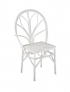 Wicker chair, white
